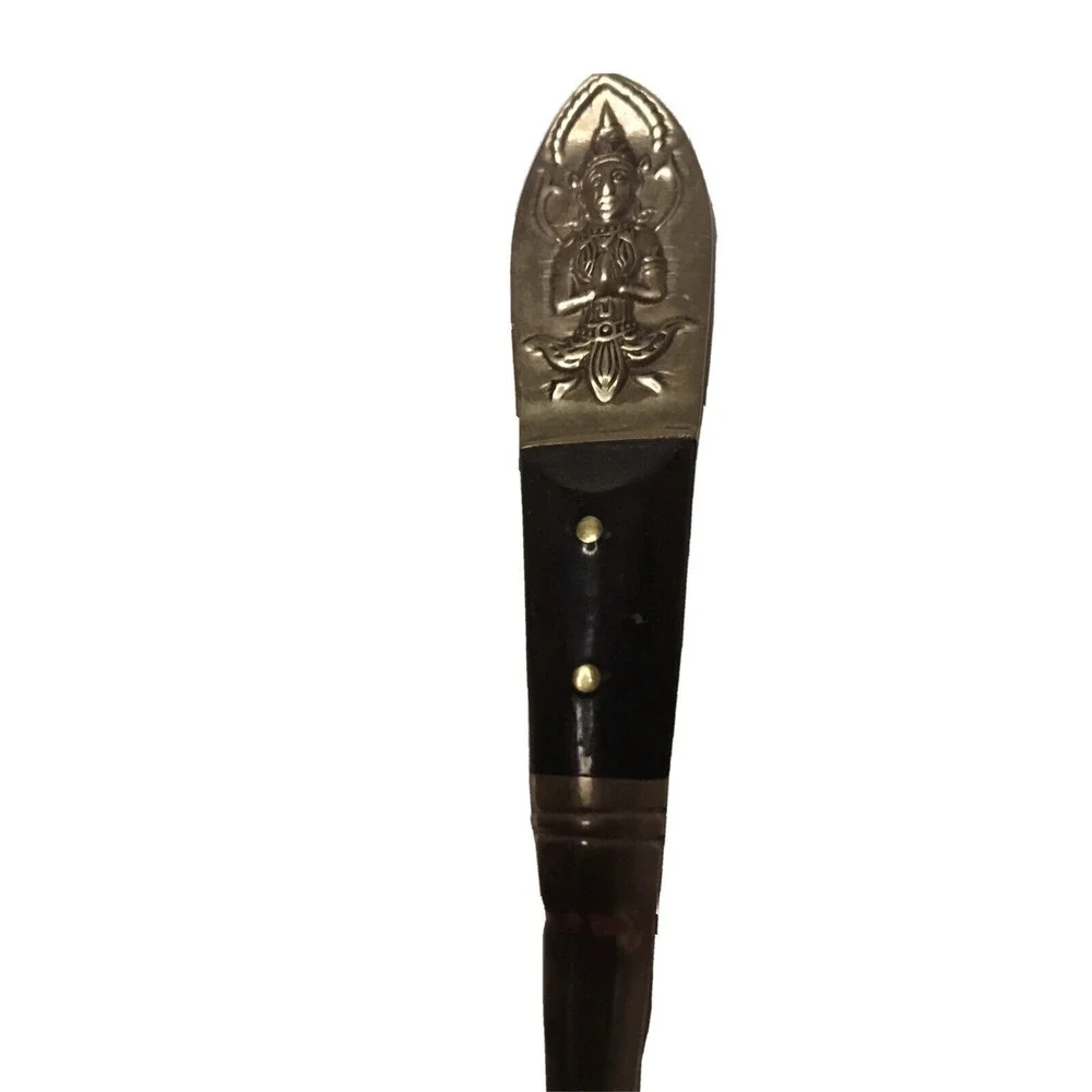 Siam Royal Demitasse Spoon Set Gold Tone Vintage Entertaining Collectible